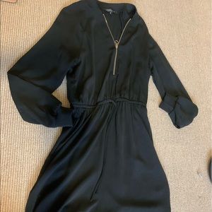 Black dress with gold lining dynamite dress